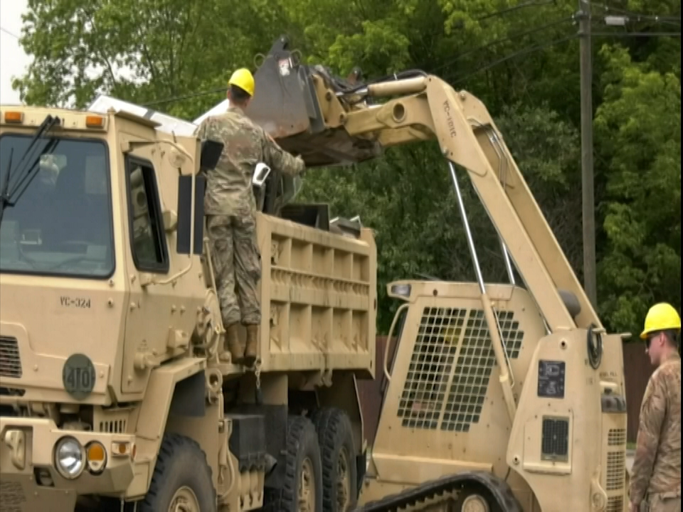 National Guard begins flood debris cleanup process in Fayette County ...