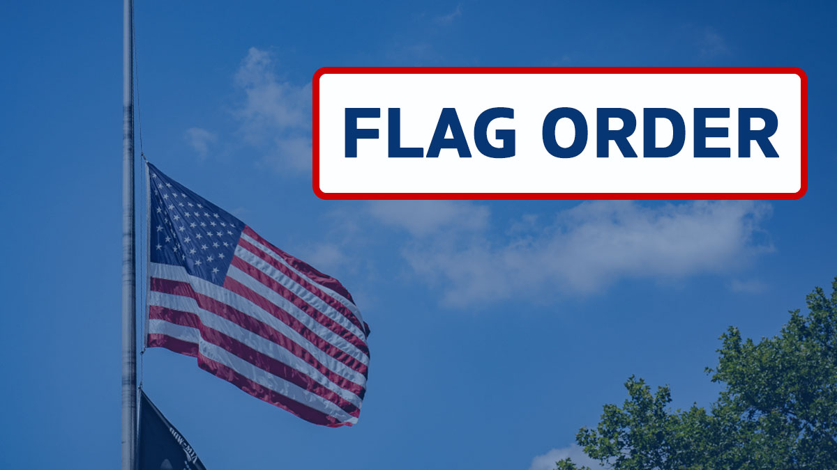 Gov. Justice orders all U.S. and State flags to be flown at halfstaff