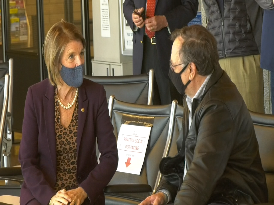 Senator Shelley Moore Capito tours Raleigh County Memorial Airport development site