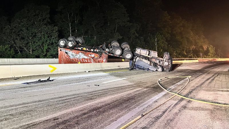 West Virginia Turnpike closed due to tractor trailer accident - WOAY-TV
