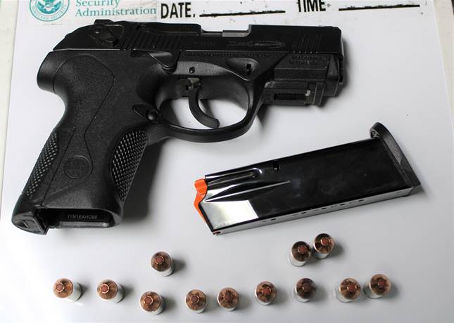 TSA prevents man from carrying loaded firearm onto a flight at Yeager ...