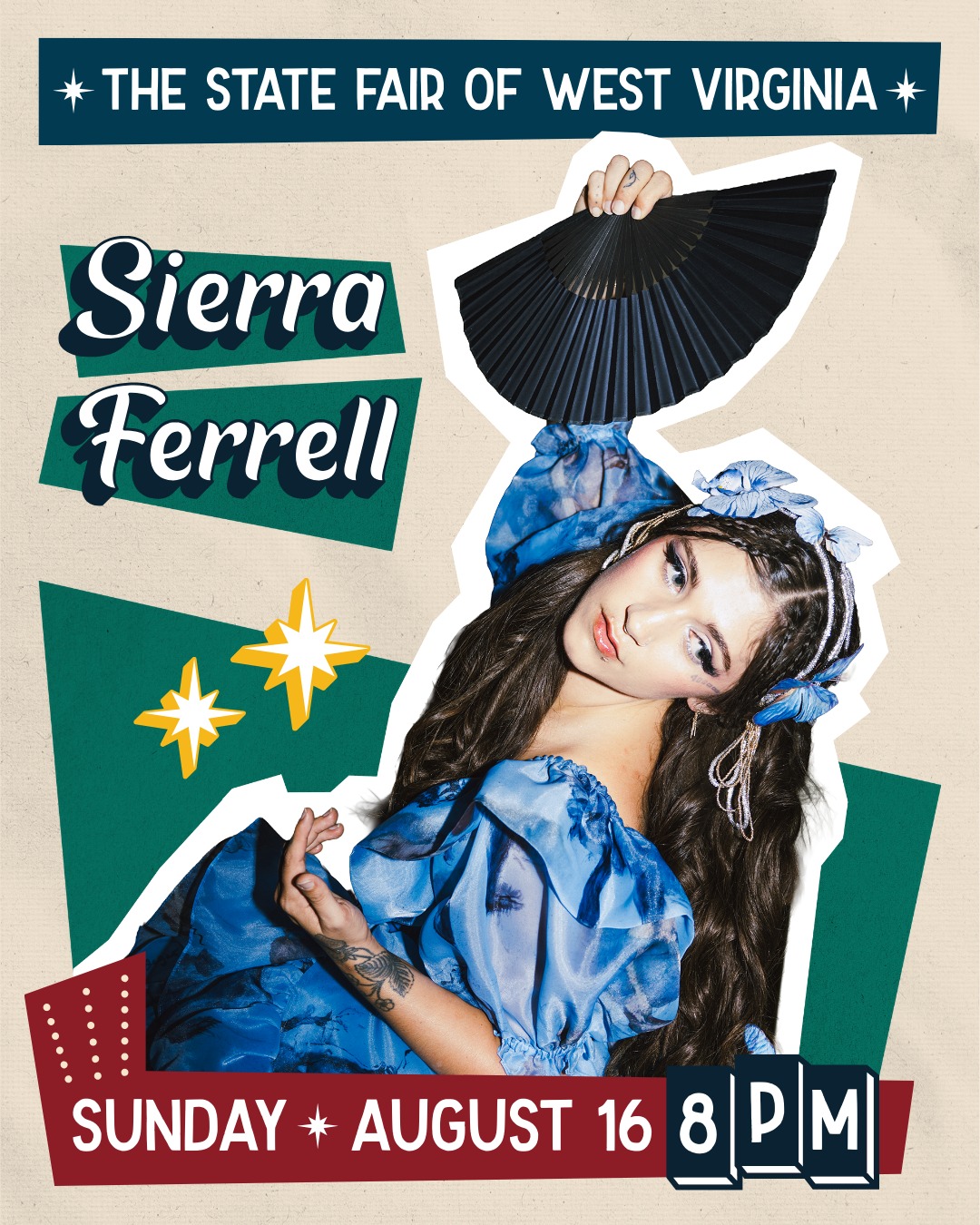 State Fair of West Virginia announces Sierra Ferrell will grace the main stage on August 16; Tickets available for purchase February 12