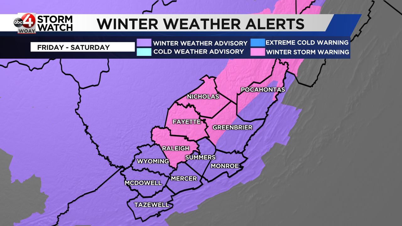 Snowstorm Incoming; Bitter Cold After - WOAY-TV