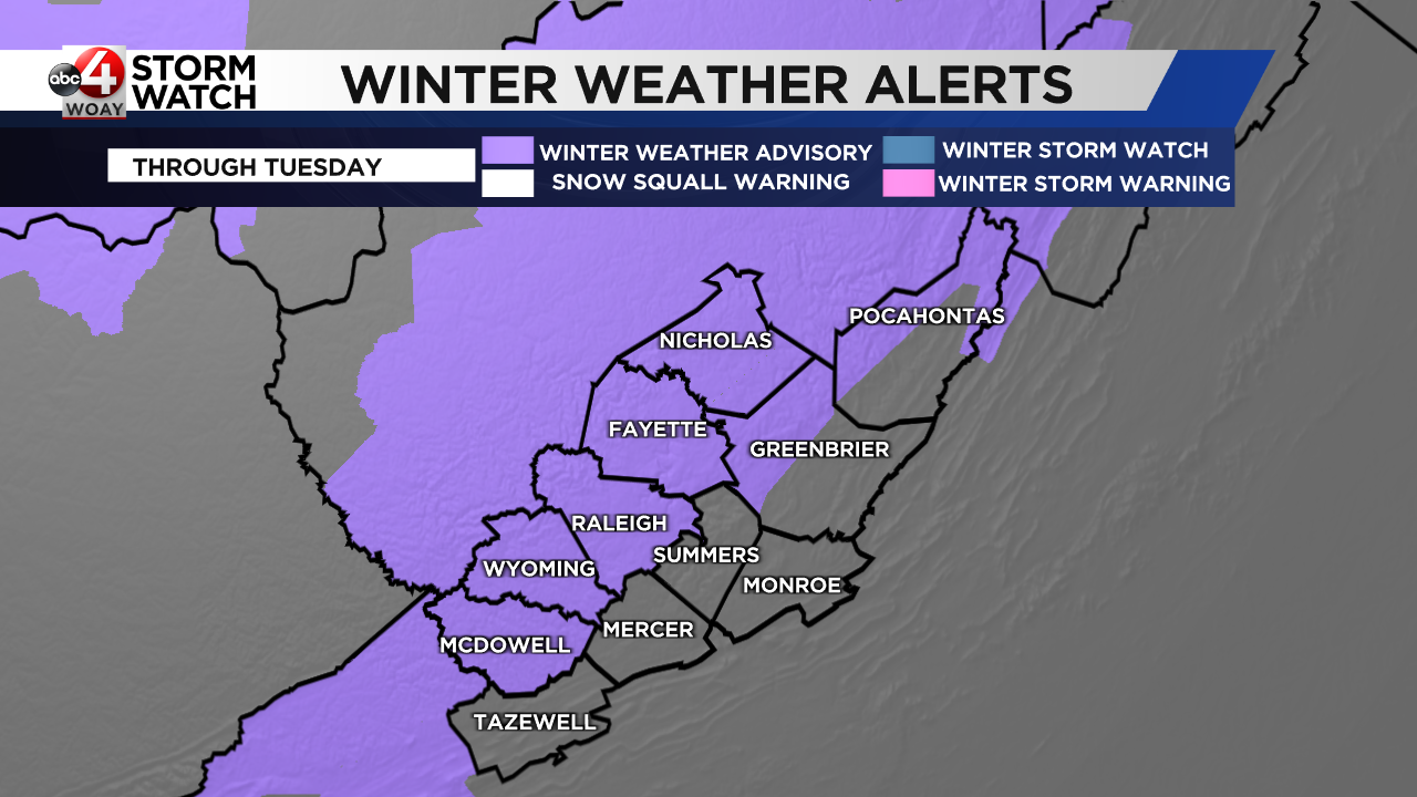 Winter Returns; Spring Slowly Comes Back - WOAY-TV