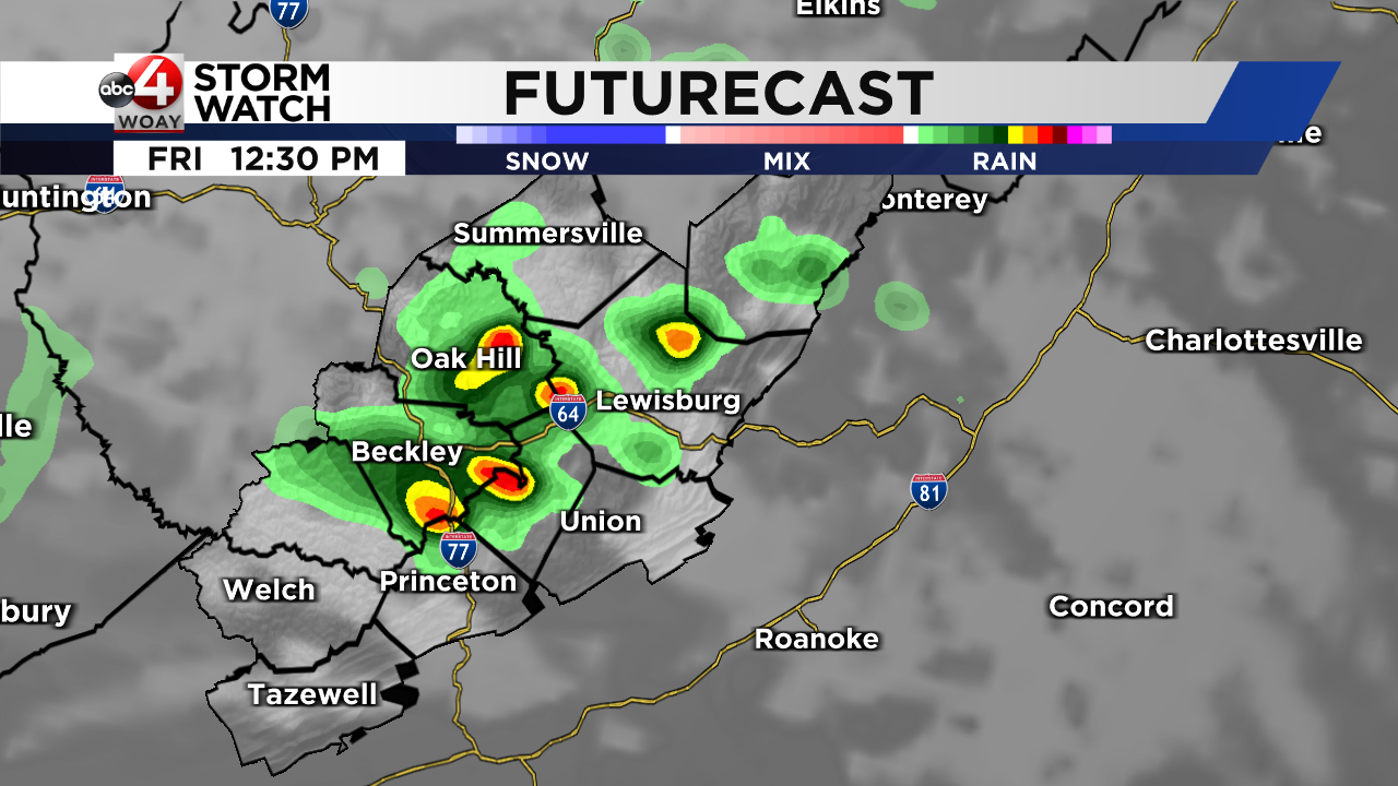 Showers and storms have returned